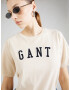 GANT Tricou bej / negru - Pled.ro