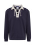 GANT Tricou bleumarin / alb - Pled.ro