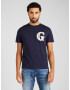 GANT Tricou bleumarin / alb - Pled.ro