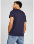 GANT Tricou bleumarin / alb - Pled.ro