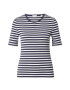 GANT Tricou bleumarin / alb - Pled.ro