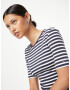 GANT Tricou bleumarin / alb - Pled.ro