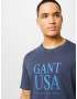 GANT Tricou 'Sunfaded' albastru / bleumarin - Pled.ro