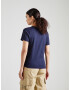 GANT Tricou bleumarin / maro deschis / alb - Pled.ro