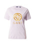 GANT Tricou galben auriu / mov liliachiu - Pled.ro