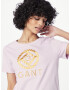 GANT Tricou galben auriu / mov liliachiu - Pled.ro