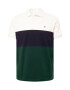 GANT Tricou 'RUGGER' albastru marin / verde smarald / alb - Pled.ro