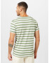 GANT Tricou verde / alb - Pled.ro