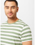 GANT Tricou verde / alb - Pled.ro