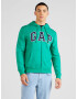 GAP Hanorac 'HERITAGE' bleumarin / verde smarald / alb - Pled.ro