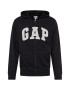 GAP Hanorac 'XLS FT ARCH FZ HD' negru / alb - Pled.ro