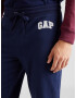 GAP Pantaloni albastru închis / gri deschis / alb - Pled.ro