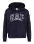 Gap Petite Bluză de molton bleumarin / alb - Pled.ro