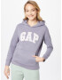 Gap Petite Bluză de molton mov pastel / mov deschis / alb - Pled.ro