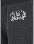 Gap Petite Pantaloni gri închis / alb - Pled.ro