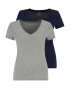 Gap Petite Tricou bleumarin / gri amestecat - Pled.ro