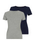 Gap Petite Tricou bleumarin / gri amestecat - Pled.ro