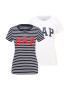 Gap Petite Tricou 'FRANCHISE' bleumarin / roșu / alb - Pled.ro