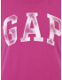 Gap Petite Tricou fucsia / alb murdar - Pled.ro