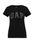 Gap Petite Tricou gri metalic / negru - Pled.ro