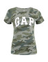 Gap Petite Tricou kaki / oliv / verde închis / alb - Pled.ro