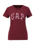 Gap Petite Tricou roz / roșu burgundy / alb - Pled.ro