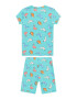 GAP Pijamale albastru aqua / albastru deschis / portocaliu închis / alb natural - Pled.ro