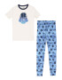 GAP Pijamale albastru / bleumarin / albastru deschis / alb - Pled.ro