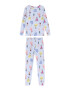 GAP Pijamale albastru fumuriu / galben deschis / mov pastel / roz - Pled.ro