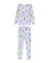 GAP Pijamale albastru fumuriu / galben deschis / mov pastel / roz - Pled.ro