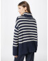 GAP Pulover bleumarin / alb - Pled.ro