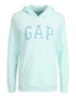 Gap Tall Bluză de molton albastru aqua / albastru deschis / alb - Pled.ro