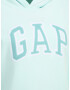 Gap Tall Bluză de molton albastru aqua / albastru deschis / alb - Pled.ro