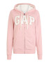 Gap Tall Hanorac roz pastel / alb - Pled.ro