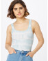 GAP Top albastru pastel / alb - Pled.ro