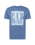 GAP Tricou albastru fumuriu / albastru deschis / alb - Pled.ro