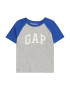 GAP Tricou albastru / gri amestecat / alb - Pled.ro