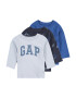 GAP Tricou albastru noapte / opal / albastru regal / albastru porumbel - Pled.ro