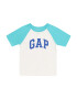 GAP Tricou albastru / turcoaz / alb murdar - Pled.ro