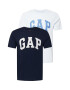 GAP Tricou 'ARCH' albastru fumuriu / albastru noapte / azur / alb - Pled.ro