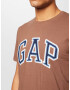 GAP Tricou 'BAS' bleumarin / albastru deschis / maro / alb - Pled.ro