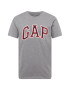 GAP Tricou 'BAS' bleumarin / gri amestecat / roșu / alb - Pled.ro