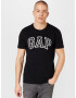 GAP Tricou 'BAS' gri / negru / alb - Pled.ro