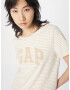 GAP Tricou bej / alb - Pled.ro