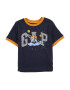 GAP Tricou bleumarin / albastru deschis / gri / portocaliu - Pled.ro