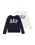 GAP Tricou bleumarin / albastru fumuriu / albastru porumbel / alb - Pled.ro