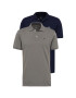 GAP Tricou bleumarin / gri / alb - Pled.ro