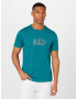 GAP Tricou bleumarin / verde jad / alb - Pled.ro