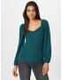 GAP Tricou 'CANYON' verde petrol / alb - Pled.ro