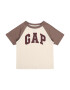 GAP Tricou crem / maro pueblo / grej - Pled.ro